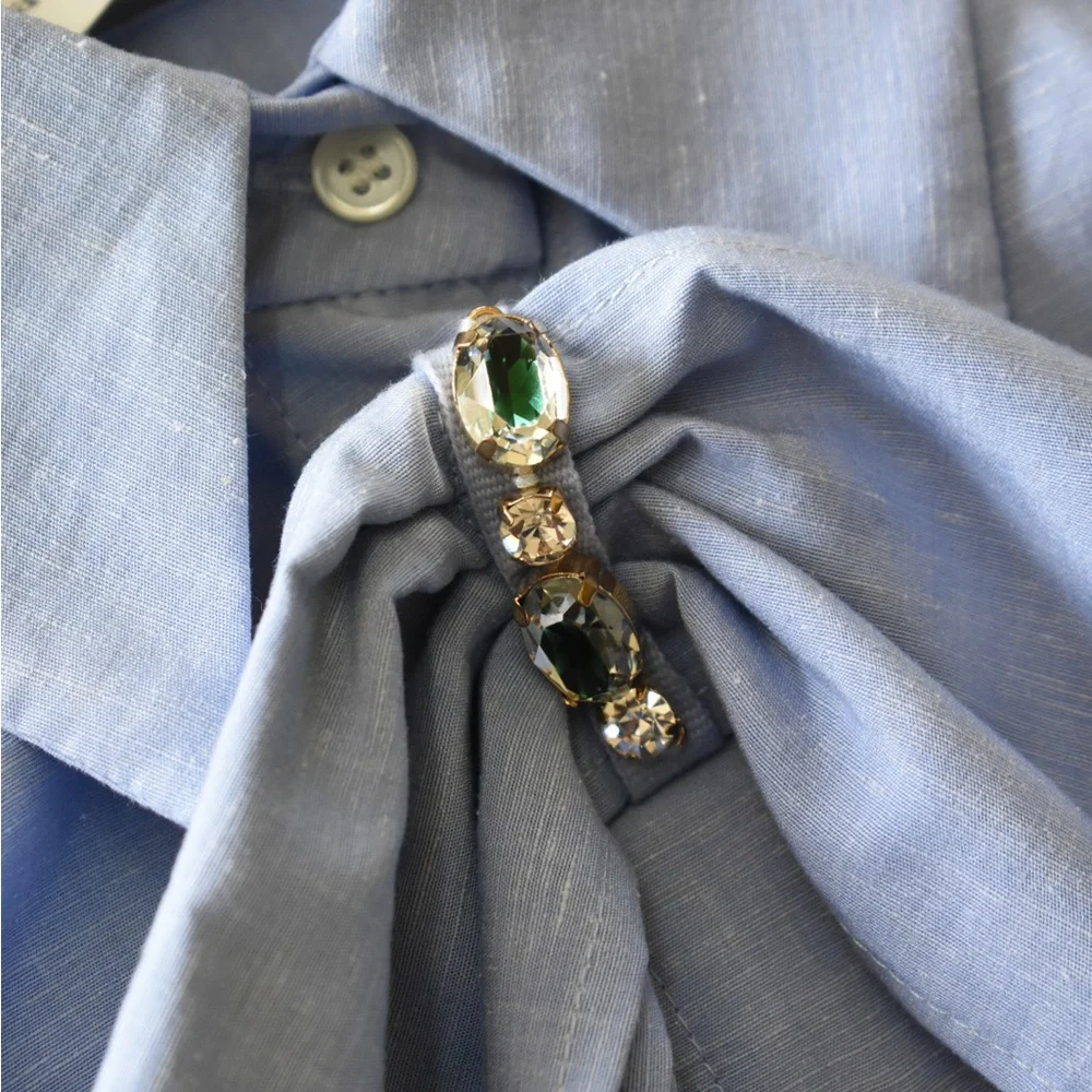 Sandro Long Sleeve Blouse Shirt - Picture 5 of 9